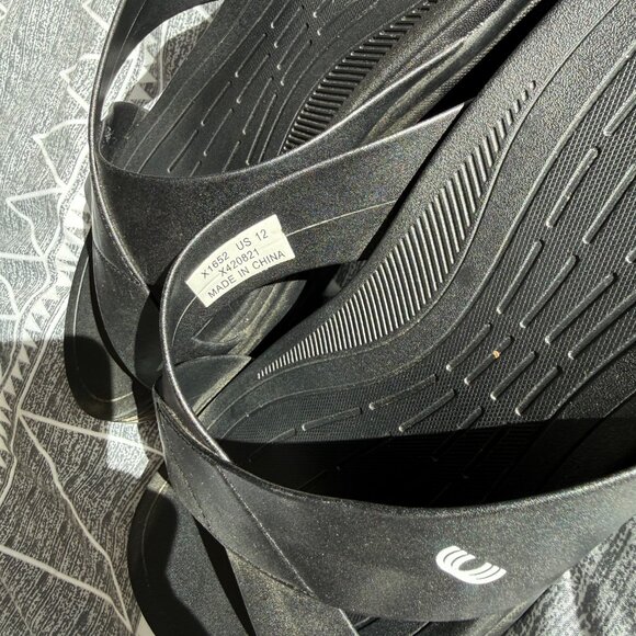 CALTO Men’s Size 12 Black Suede Elevator Boots + Slides Bundle - Picture 12 of 14